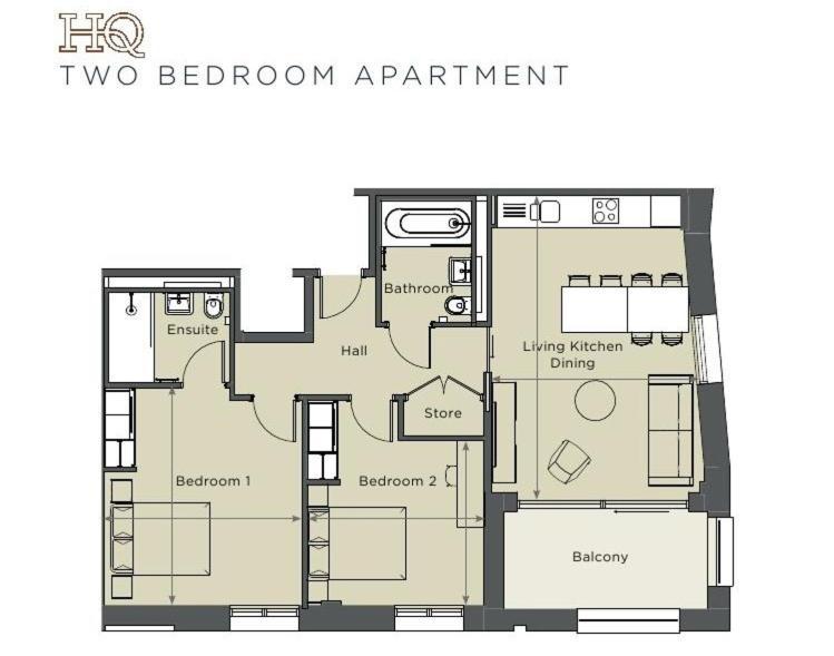 Luxury 2 Bedroom With Free Parking In The Heart Of